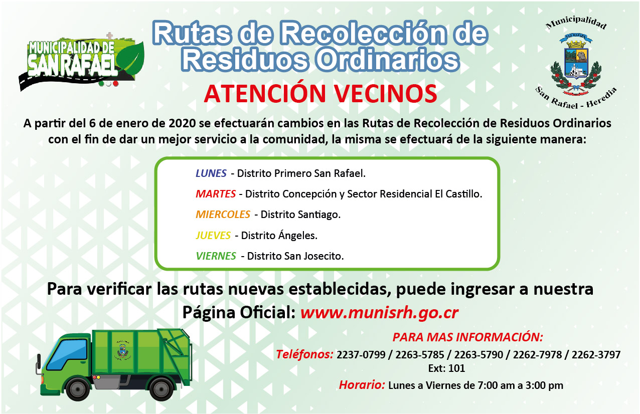 Cambios en Rutas