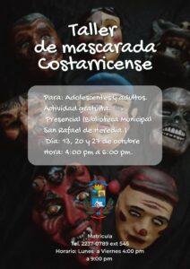 Taller de mascarada costarricense